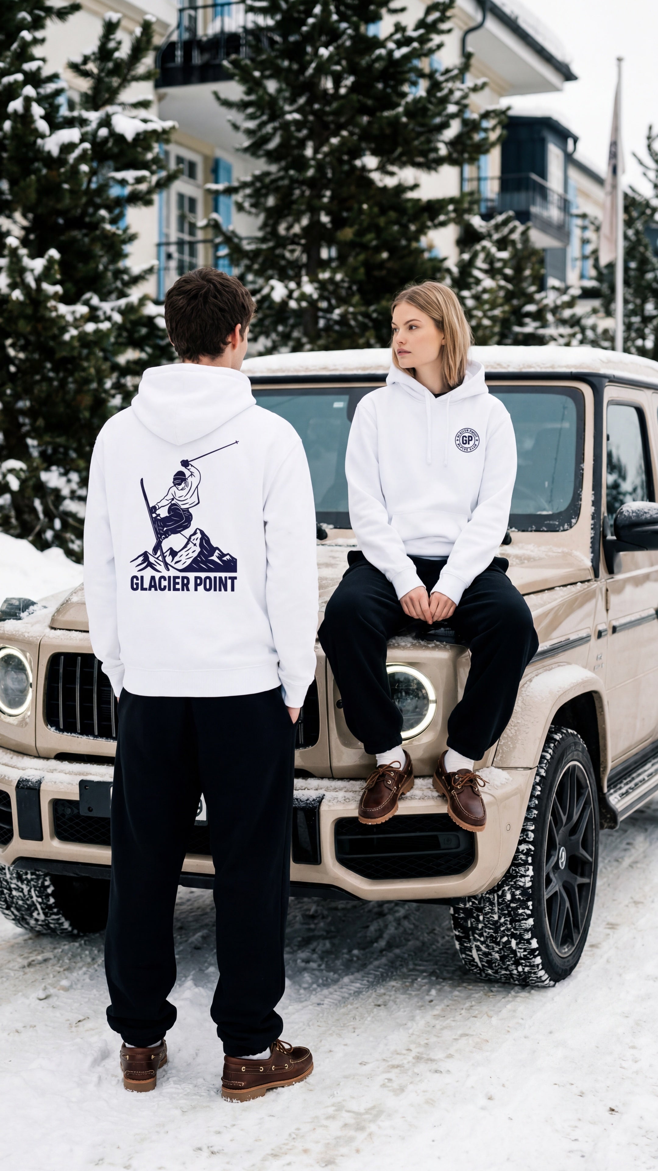 Skier Hoodie
