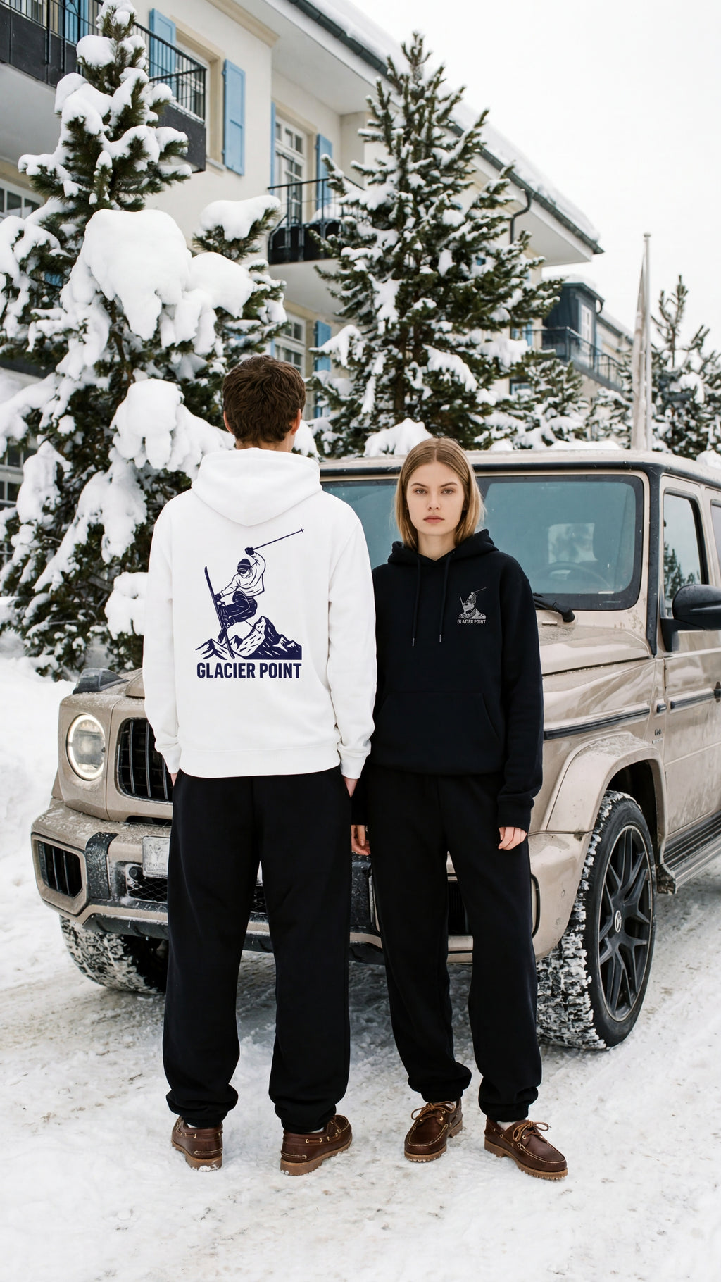 Skier Hoodie